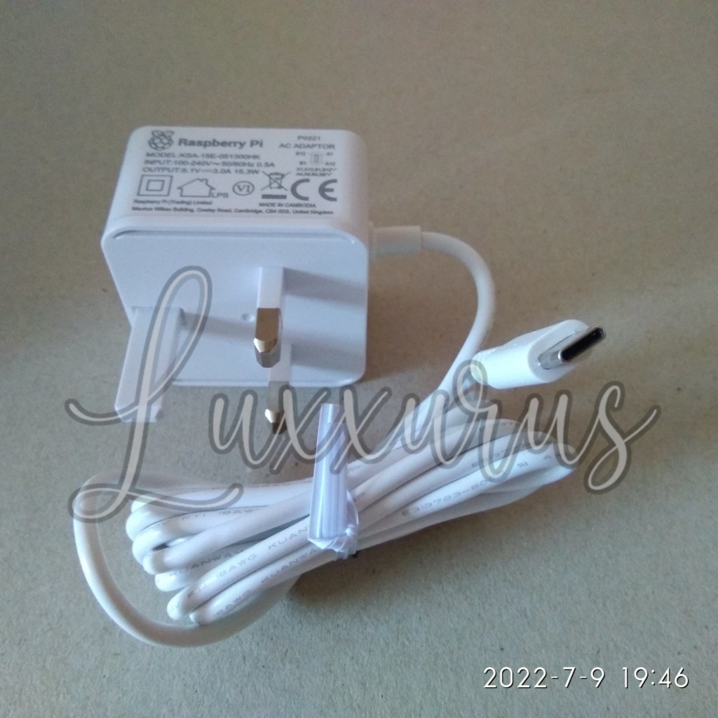 UK Power Supply for the Rapsberry Pi 4b