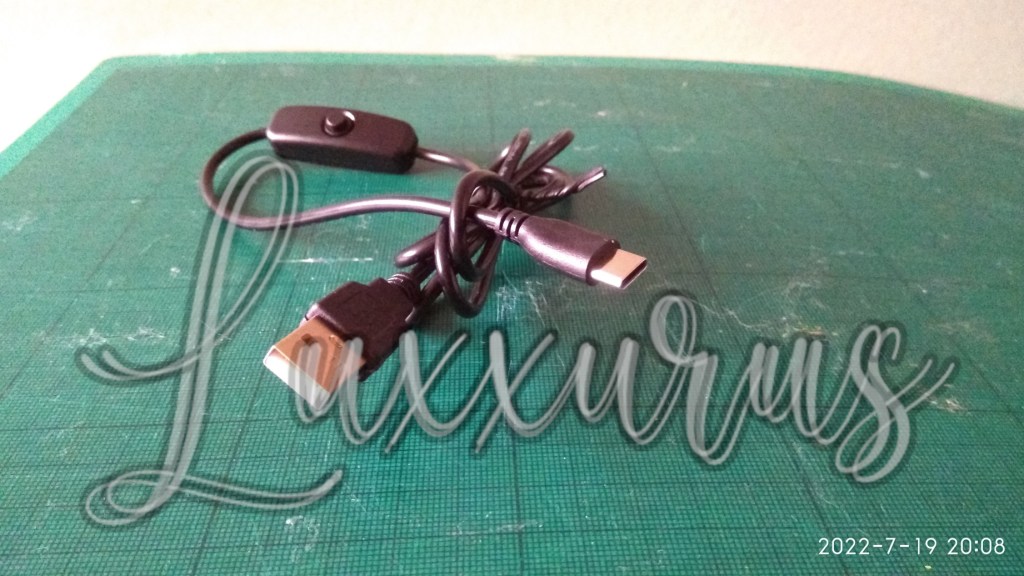 Power Cable with Button