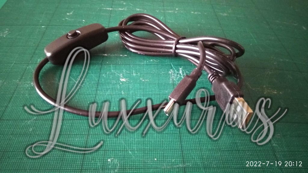 Power Cable with Button
